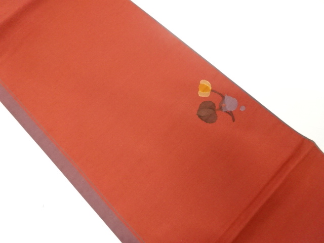 JAPANESE FUKURO OBI / WOVEN BRANCH FLOWER